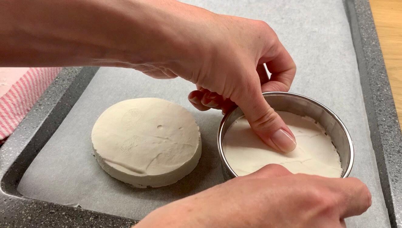 ripieno alla vaniglia per gelato biscotto