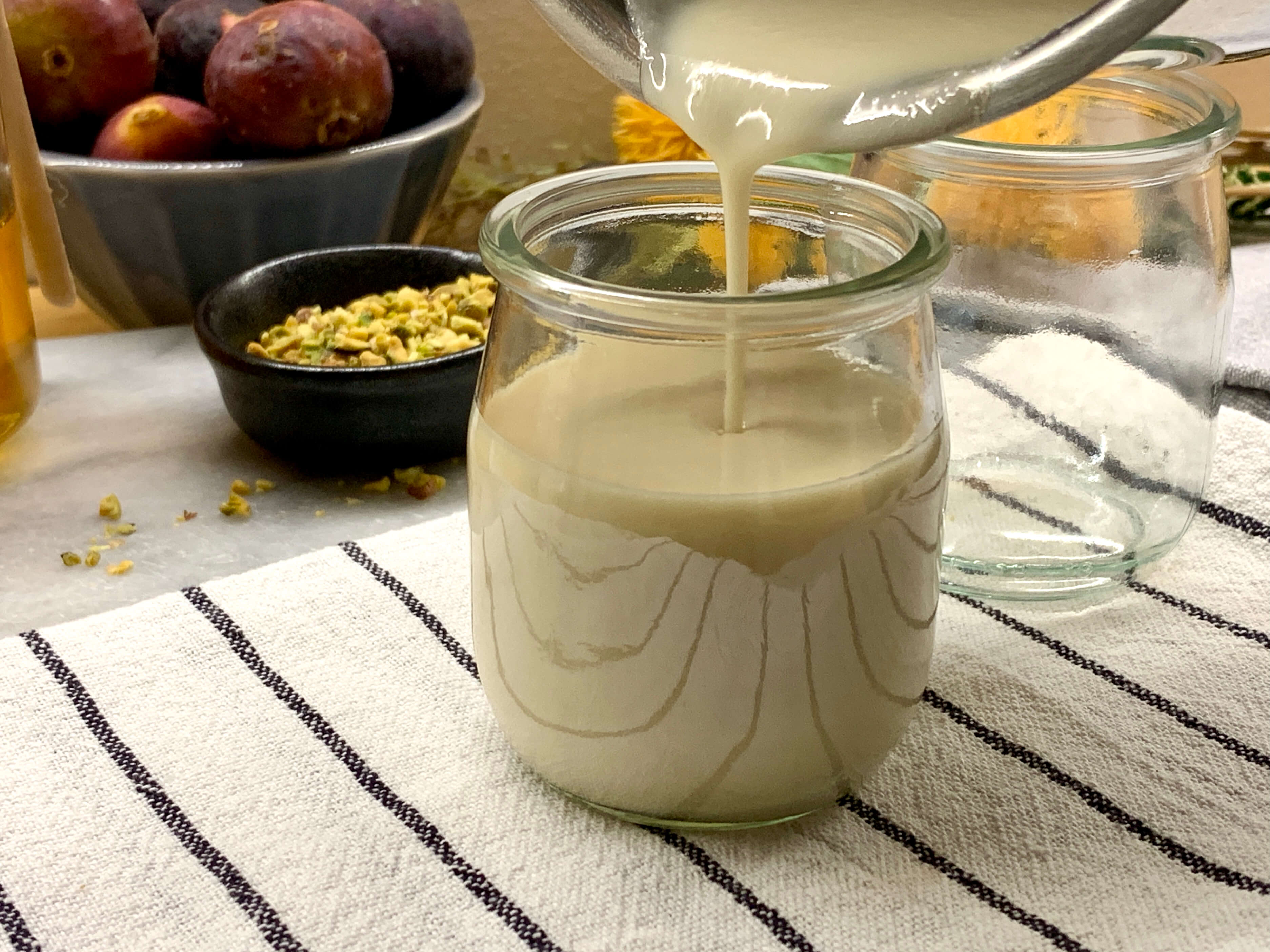 panna cotta vegan con agar agar