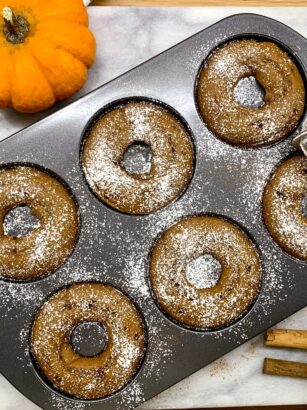 Donuts alla zucca senza uova