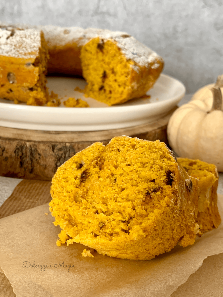 Ciambella alla zucca senza uova
