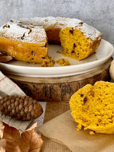 Ciambella alla zucca senza uova