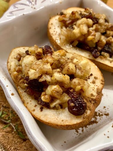 Pere ripiene al forno